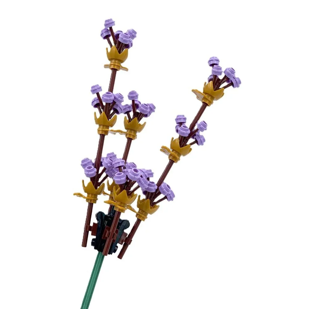 LEGO Botanical Flowers - 1 pcs Lavander - Individual Sale - Plants 10280 Bouquet